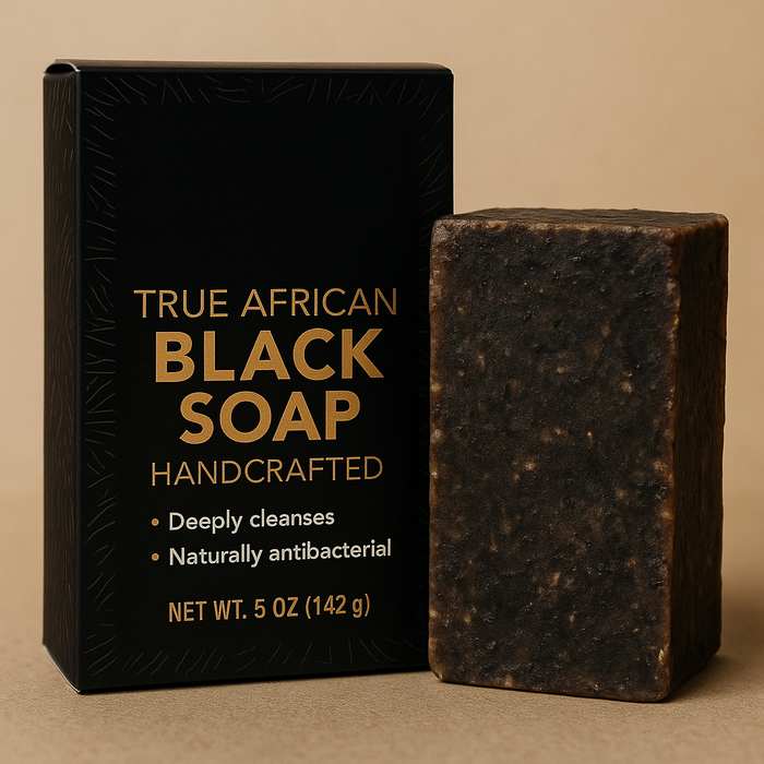 Black Soap Bar (5oz) - 100% African Black Soap
