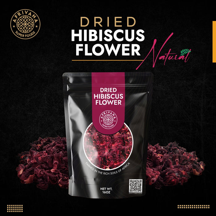 Loose Leaf Dried Hibiscus Flower 8oz (Case of 12)