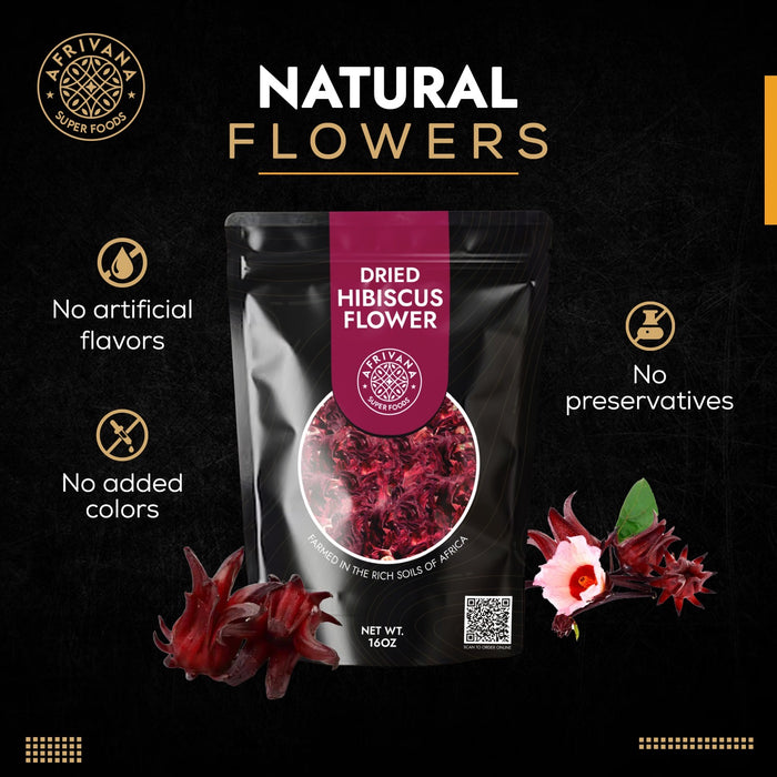 Loose Leaf Dried Hibiscus Flower 8oz (Case of 12)