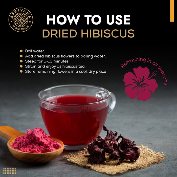 Loose Leaf Dried Hibiscus Flower 8oz (Case of 12)