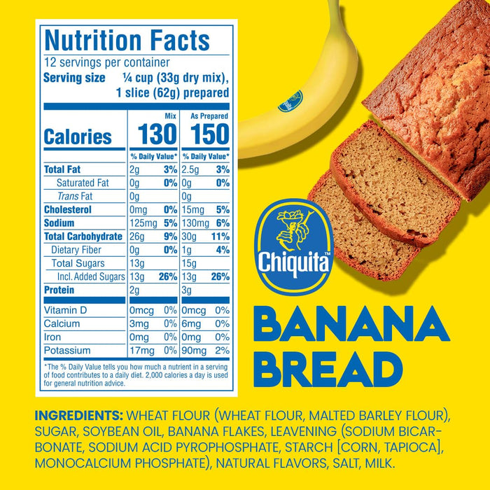 BANANA BREAD MIX CONCORD 12/13.70Z