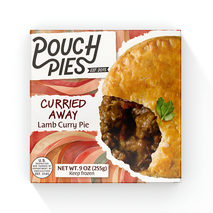 CURRIED AWAY   Lamb Curry Pie - 9oz, ASDS-AFRIVANA Bulk Wholesale Marketplace