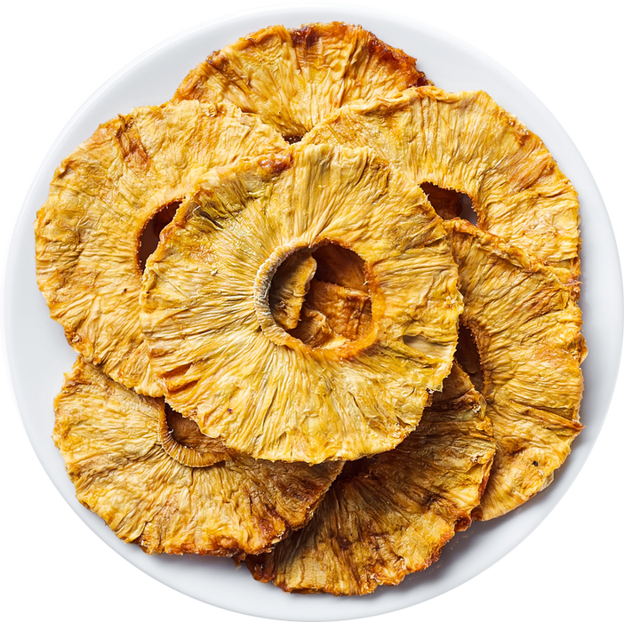 Dried Pineapple Fruit Snack. Reelfruit Brand, Distributed by AFRIVANA