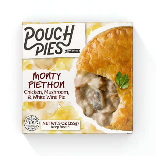 MONTY PIETHON    Chicken & Mushroom Pie - 9oz, ASDS-AFRIVANA Bulk Wholesale Marketplace