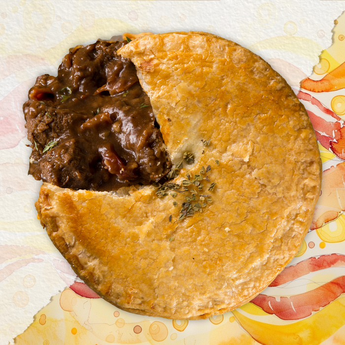 MOO & BREW  Steak, Bacon & Ale Pie 9oz